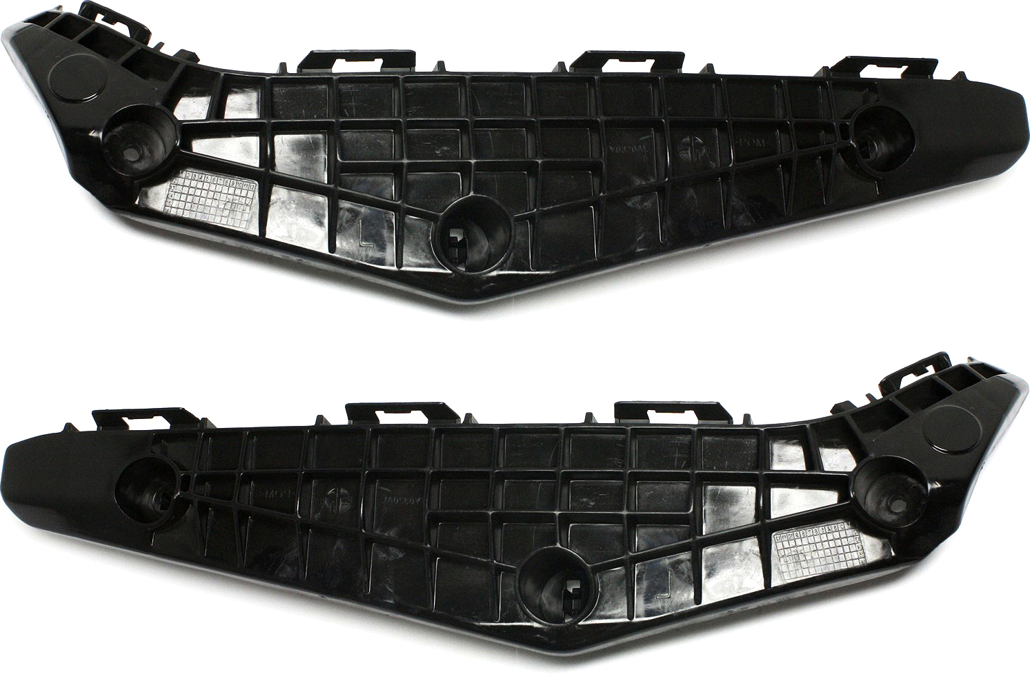 AM HIGHLANDER 11-13 FRONT BUMPER BRACKET RH AND LH SKU SET REPT013137 Partslink TO1043120 TO1042120 OEM 521450E040-521460E040