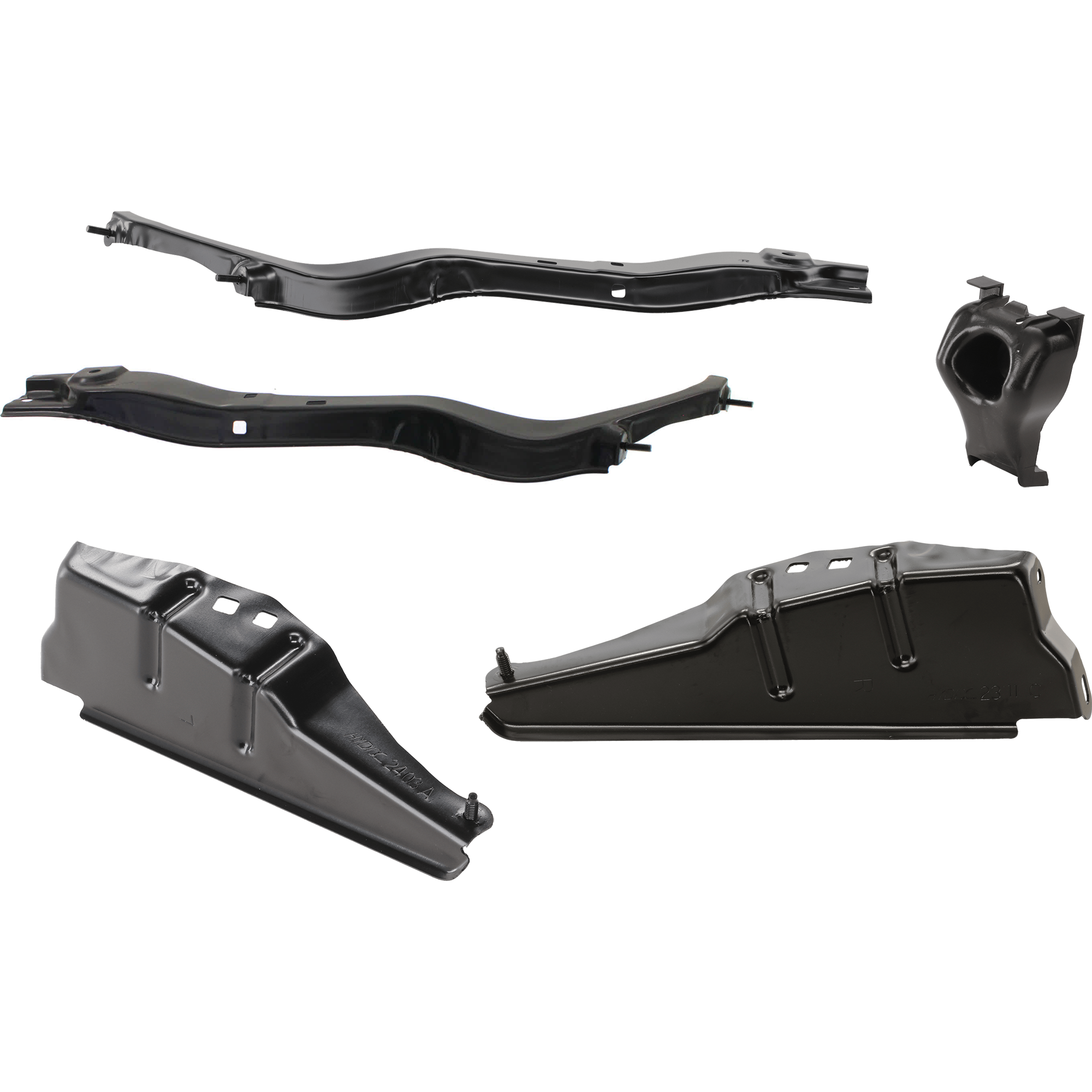 AM TACOMA 12-15 FRONT BUMPER BRACKET RH AND LH SKU SET REPT013146 Partslink TO1042121 TO1042122 TO1043121 TO1043122 TO1065104 OEM 5211504060-5212504020-52126040