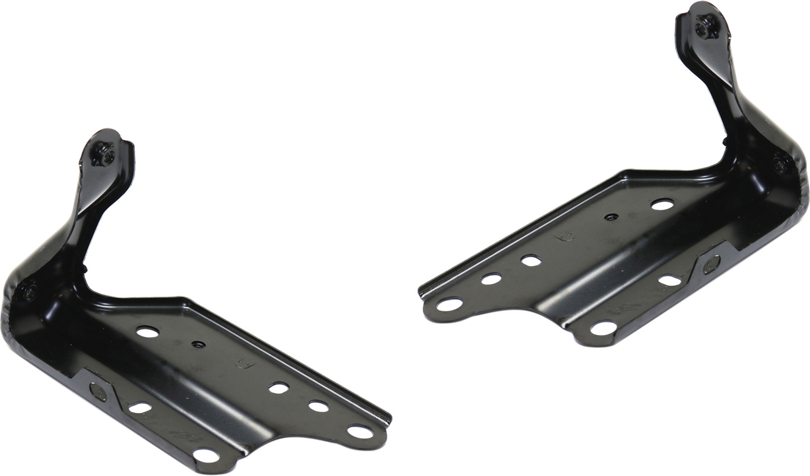 AM CAMRY 15-17 FRONT BUMPER BRACKET RH AND LH Fender Bracket Black Steel SKU SET REPT013165 Partslink TO1245107 TO1244107 OEM 5383506080-5383606080