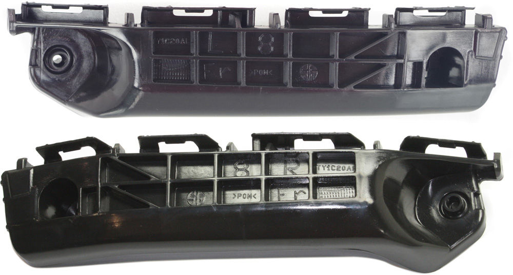 AM YARIS 12-14 FRONT BUMPER RETAINER RH AND LH Plastic CE L LE Japan Built Vehicle SE Models SKU SET REPT013167 Partslink TO1033117 TO1032117 OEM 5253552111-5253652081
