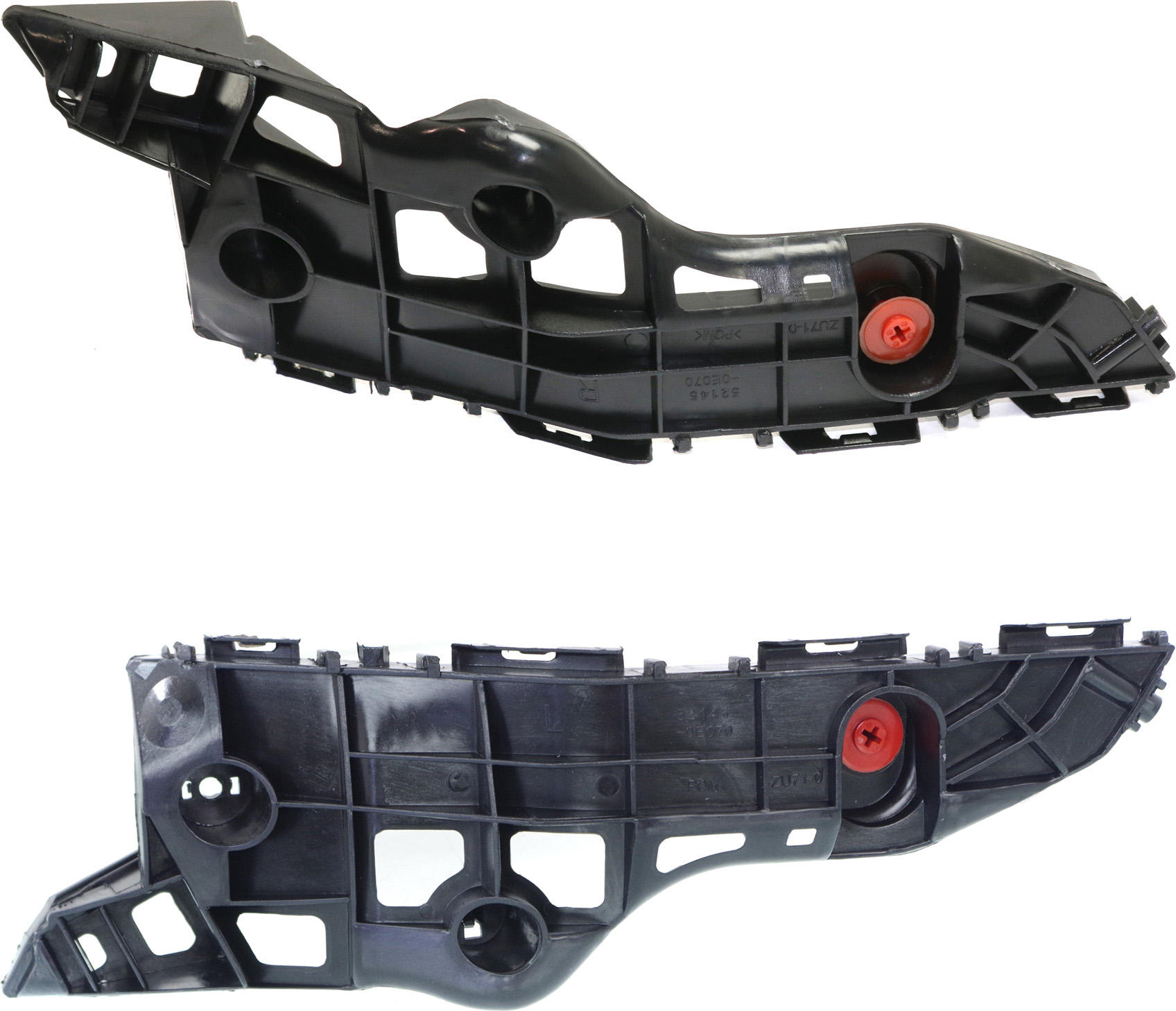 AM HIGHLANDER 14-16 FRONT BUMPER BRACKET RH AND LH Stay Plastic SKU SET REPT013173 Partslink TO1043124 TO1042124 OEM 521450E060-521460E060