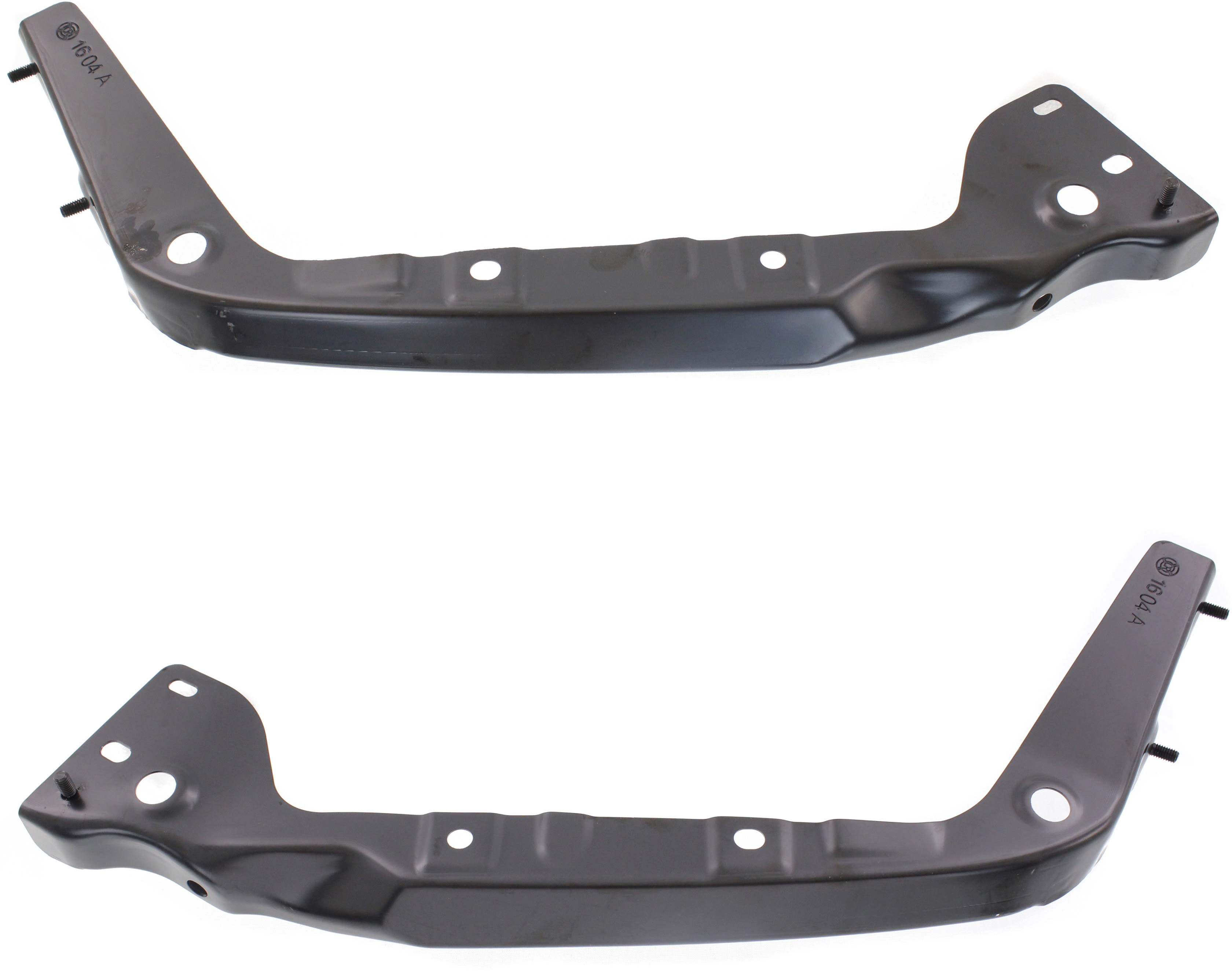 AM TUNDRA 14-21 FRONT BUMPER RETAINER RH AND LH Outer Steel CAPA SKU SET REPT014909Q Partslink TO1033118C TO1032118C OEM 525370C030-525380C030