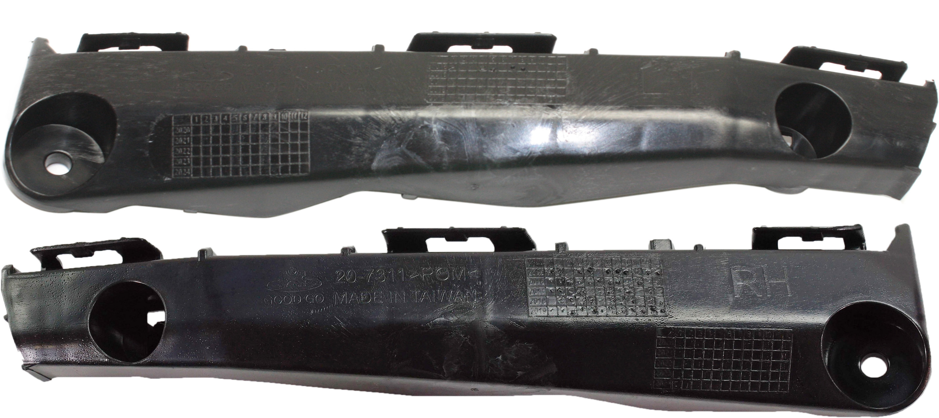 AM CAMRY 12-14 FRONT BUMPER RETAINER RH AND LH SKU SET REPT014911 Partslink TO1033111 TO1032111 OEM 5253506130-5253606120