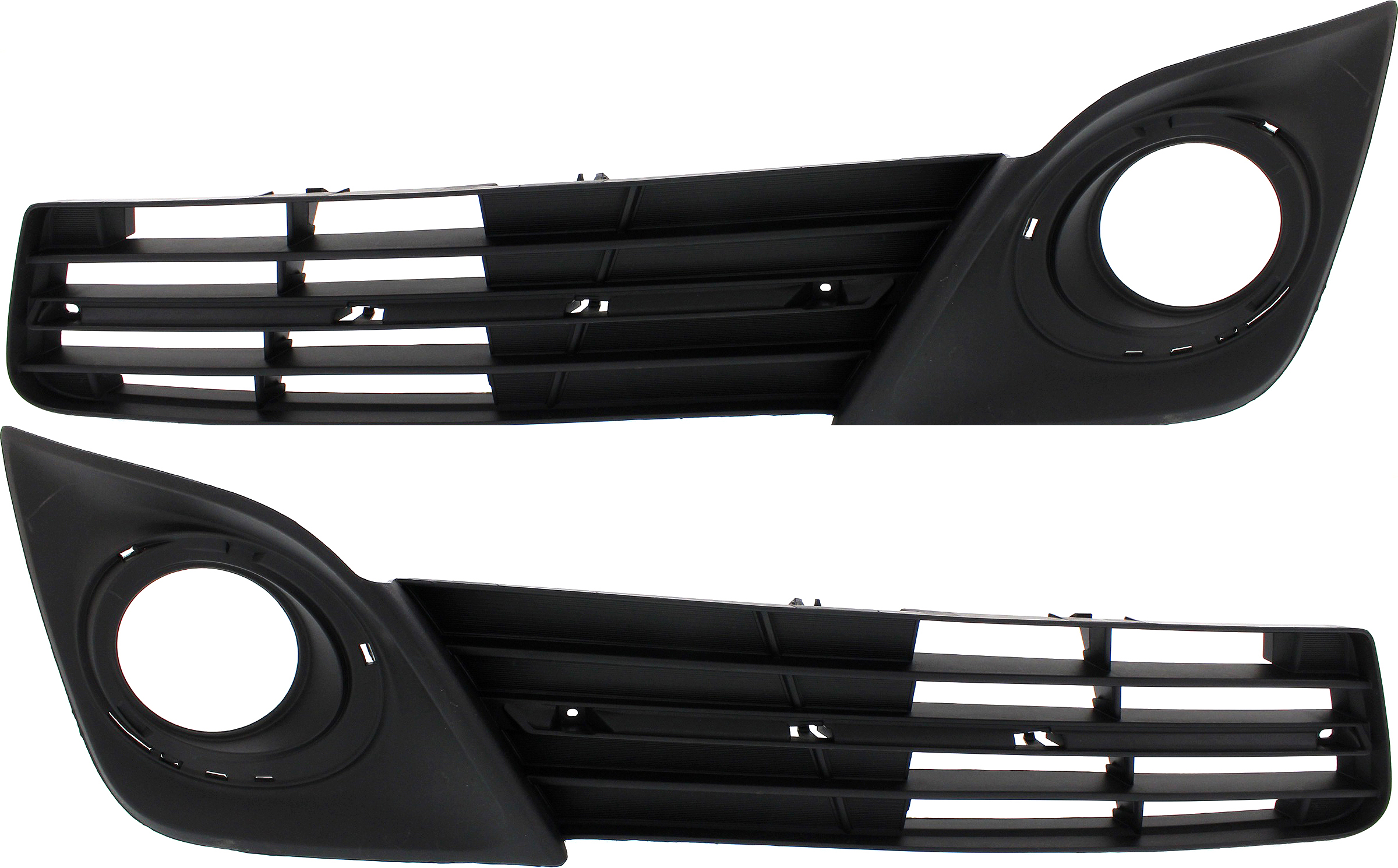 AM CAMRY 12-14 FRONT FOG LAMP MOLDING RH AND LH Textured Black Fog Light Bezel SKU SET REPT015501 Partslink TO1038149 TO1039149 OEM 5212706290-5212806290