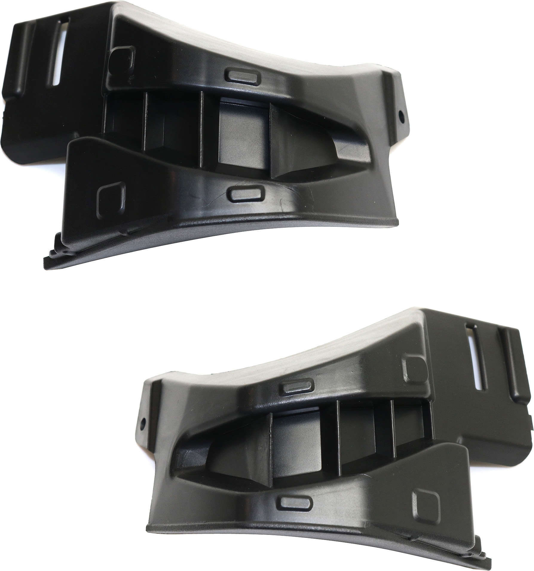 AM RAV4-16-18 FRONT BUMPER GUARD RH AND LH Pad Textured SKU SET REPT016701 Partslink TO1033122 TO1032122 OEM 524130R020-524140R020