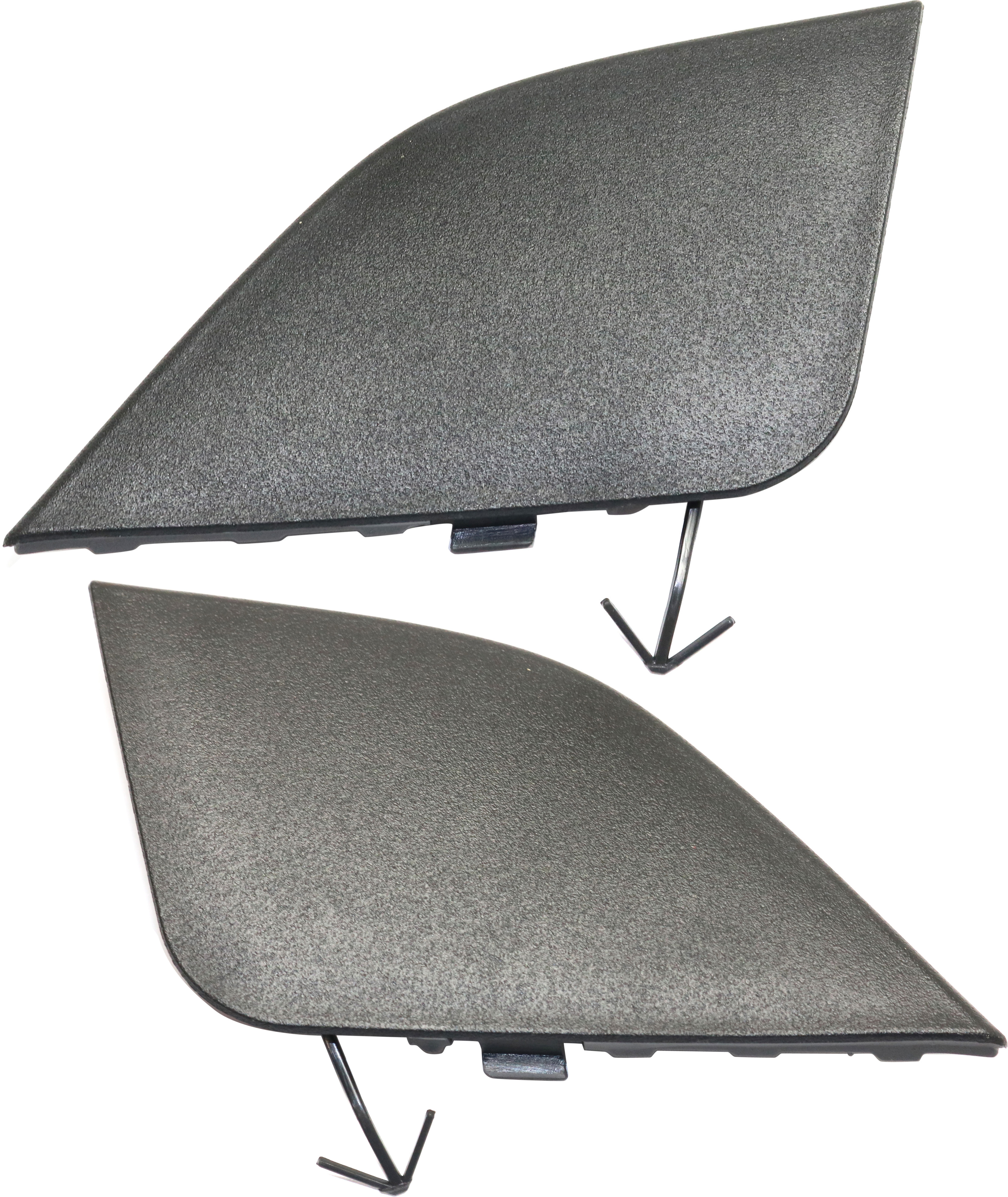 AM RAV4-16-18 FRONT BUMPER TOW HOOK COVER RH AND LH Access Hole Cover Textured Exc. SE Models SKU SET REPT018404 Partslink TO1029107 TO1029108 OEM 532850R080-532860R080