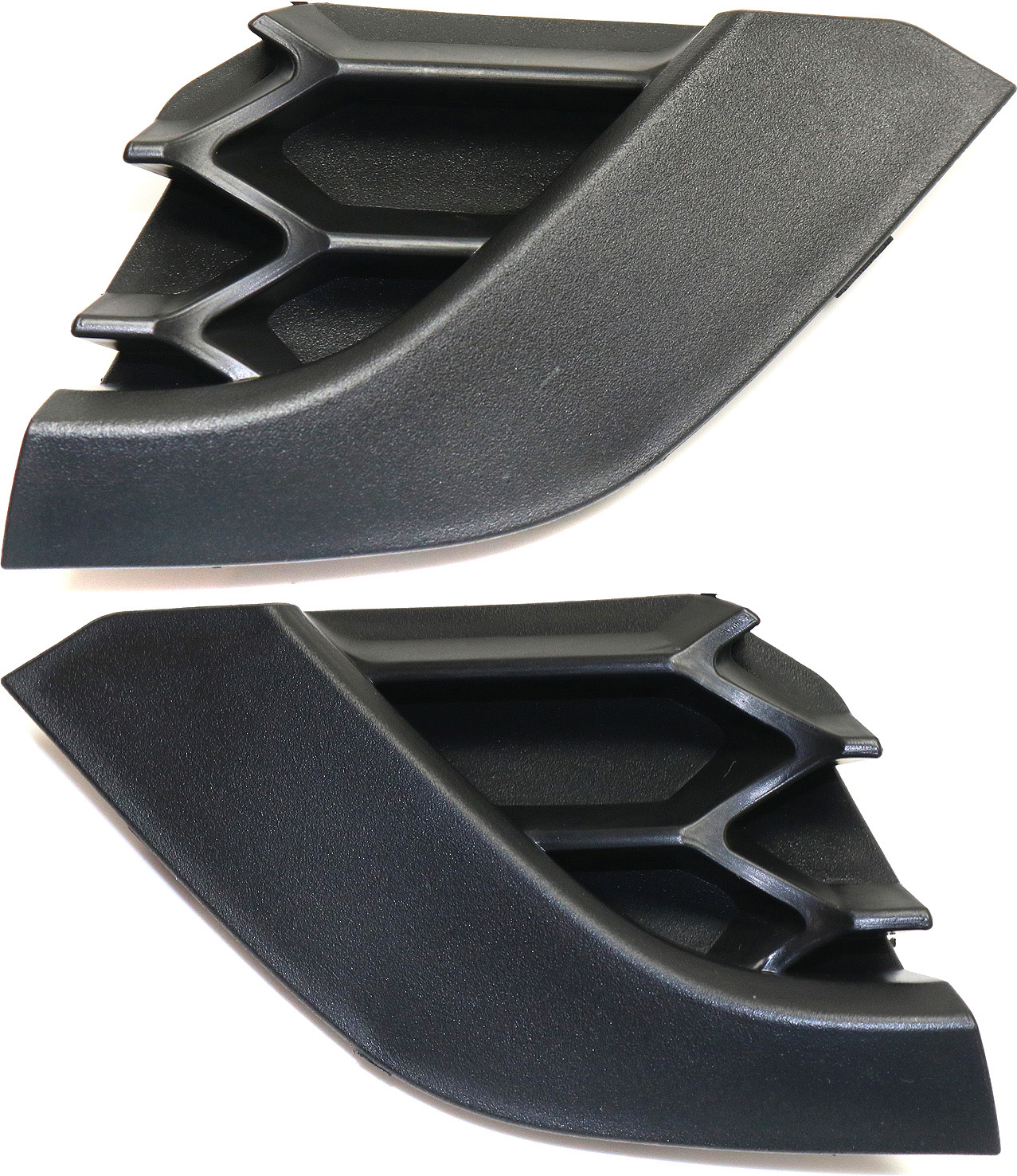 AM RAV4-16-18 FRONT BUMPER TOW HOOK COVER RH AND LH Access Hole Cover Textured SE Models SKU SET REPT018407 Partslink TO1029109 TO1029110 OEM 532850R090-532860R090