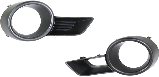 AM HIGHLANDER 08-10 FRONT FOG LAMP MOLDING RH AND LH Primed Code 202 SKU SET REPT018903 Partslink TO1039143 TO1038143 OEM 814810E030C0-814820E040C0