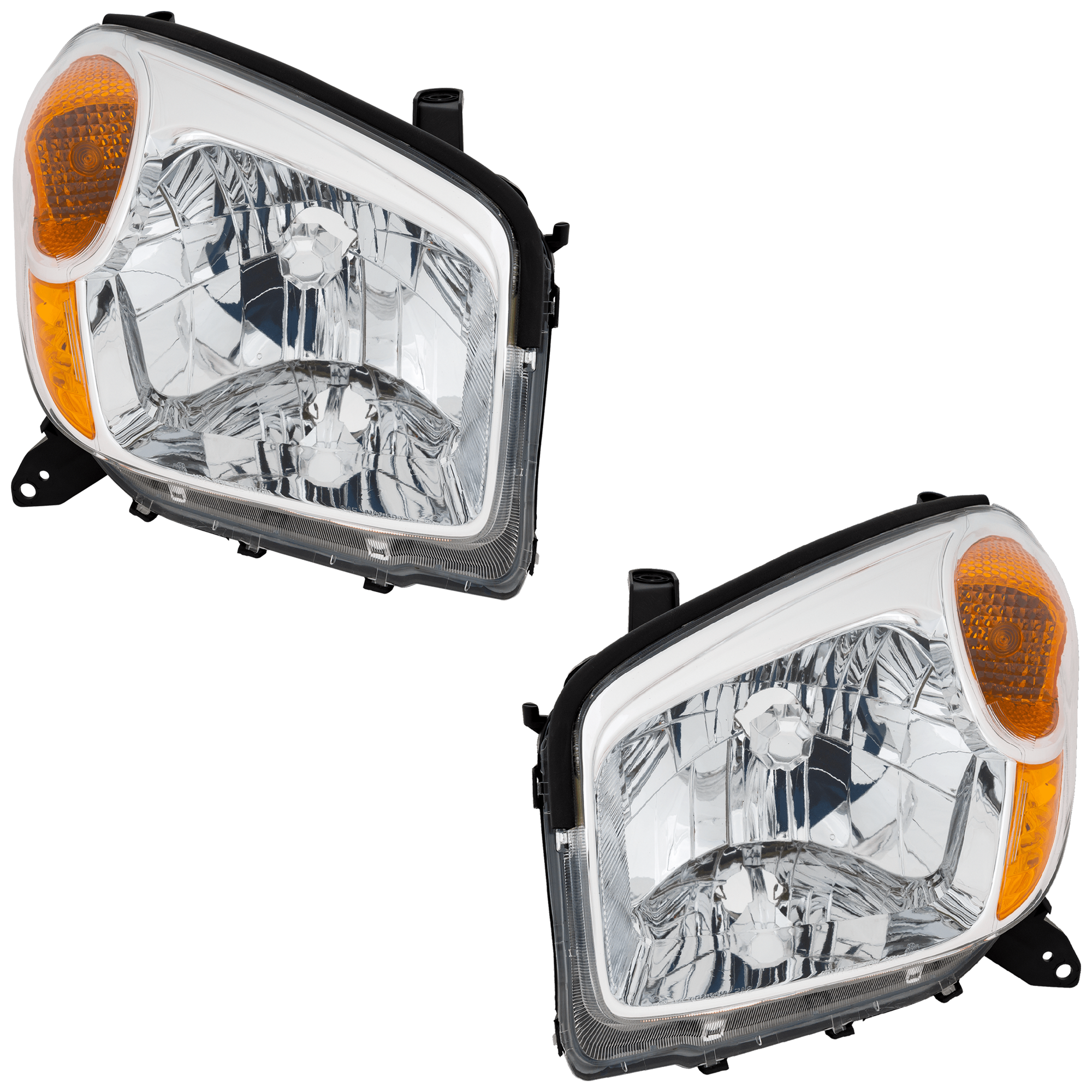 AM RAV4-04-05 HEAD LAMP RH AND LH Lens and Housing SKU SET REPT100111 Partslink TO2518103 TO2519103 OEM 8110642280-8110542280