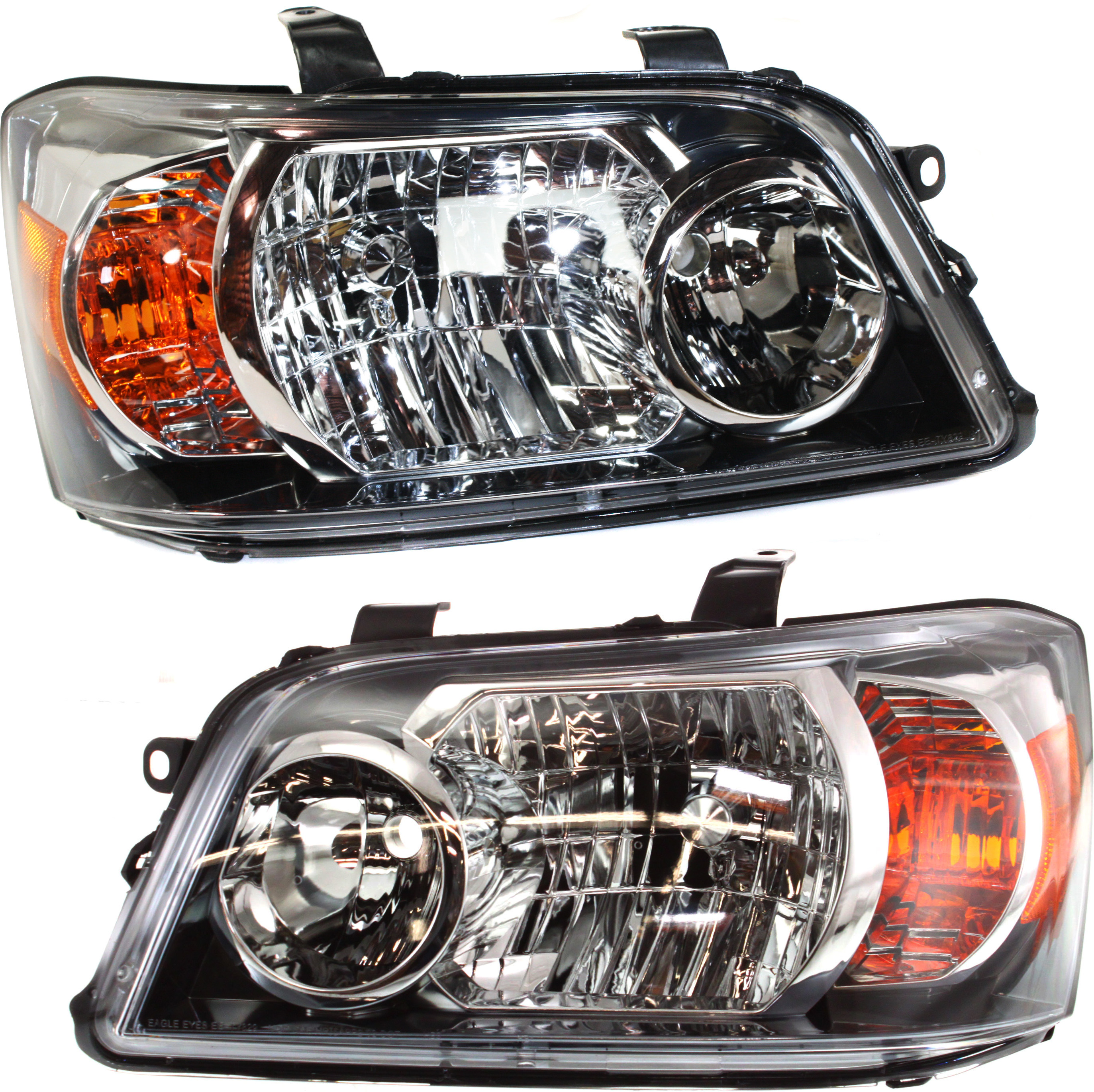 AM HIGHLANDER 04-06 HEAD LAMP RH AND LH Lens and Housing SKU SET REPT100113 Partslink TO2502151 TO2503151 OEM 8113048280-8117048280