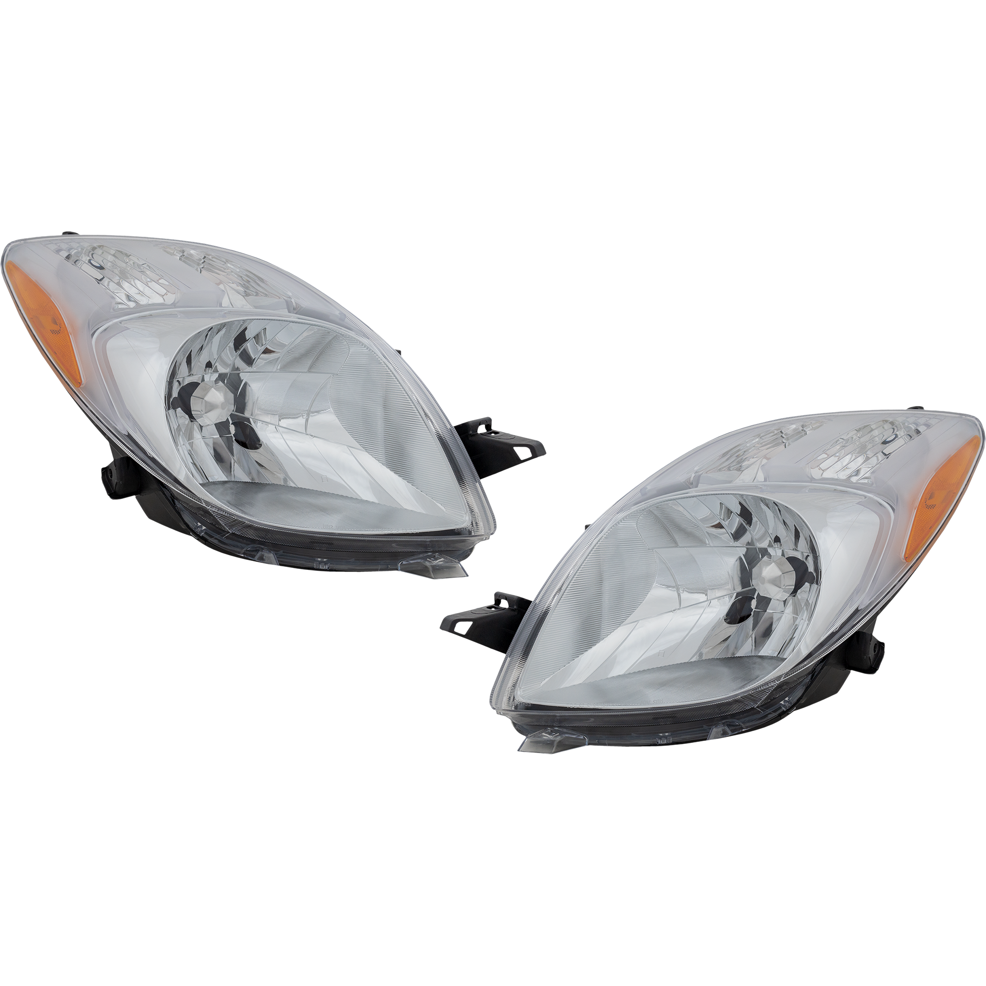AM YARIS 07-08 HEAD LAMP RH AND LH Lens and Housing Hatchback SKU SET REPT100115 Partslink TO2502170 TO2503170 OEM 8117052601-8113052611