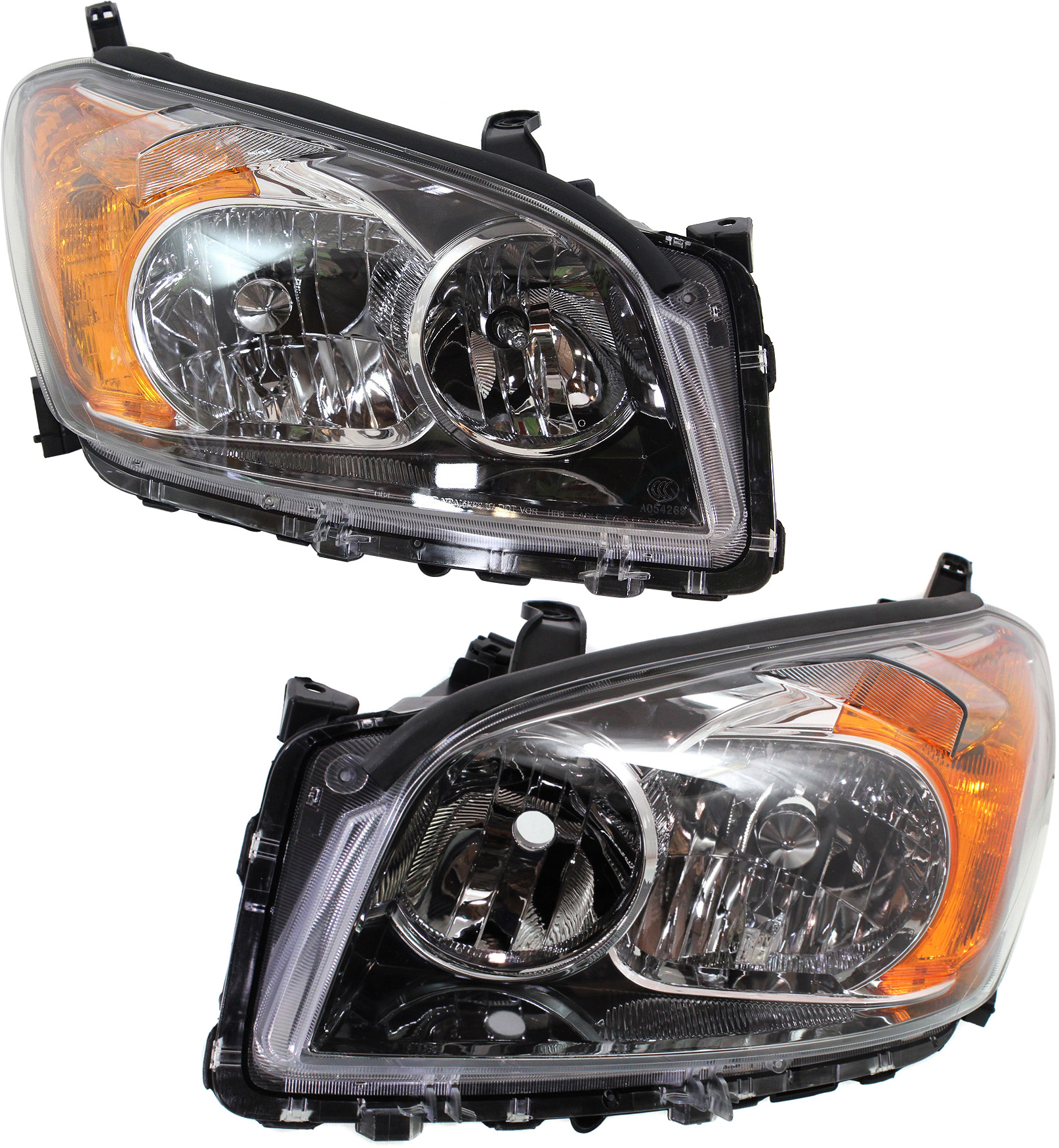 AM RAV4-09-12 HEAD LAMP RH AND LH Assembly Halogen Sport Model Japan Built Vehicle SKU SET REPT100125 OEM 8117042480 PFM 8113042480 PFM
