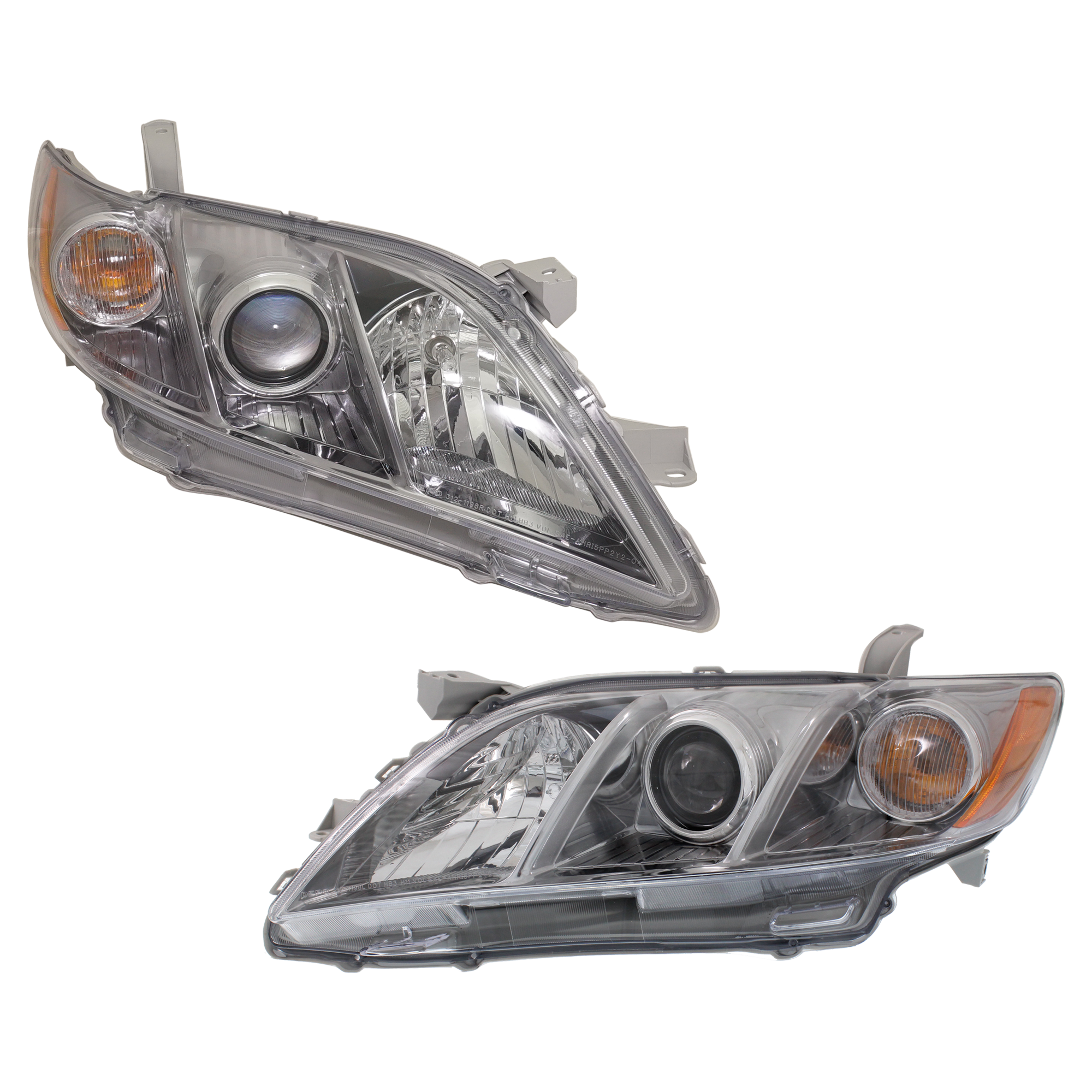 AM CAMRY 07-09 HEAD LAMP RH AND LH Assembly Halogen SE Model USA Built Vehicle SKU SET REPT100127 Partslink TO2502168 TO2503168 OEM 8115006C00-8111006C00