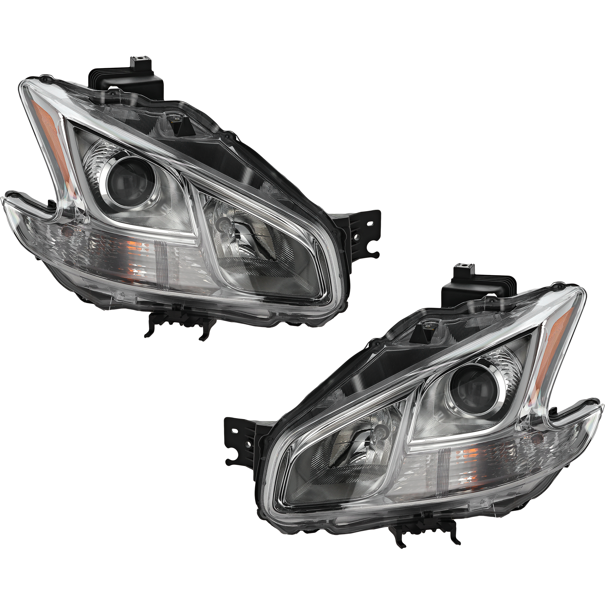 AM MAXIMA 09-14 HEAD LAMP RH AND LH Assembly Halogen w o Limited Edition Sport Premium Package CAPA SKU SET REPT100133Q Partslink NI2502177C NI2503177C OEM 260109N00A 260609N00A