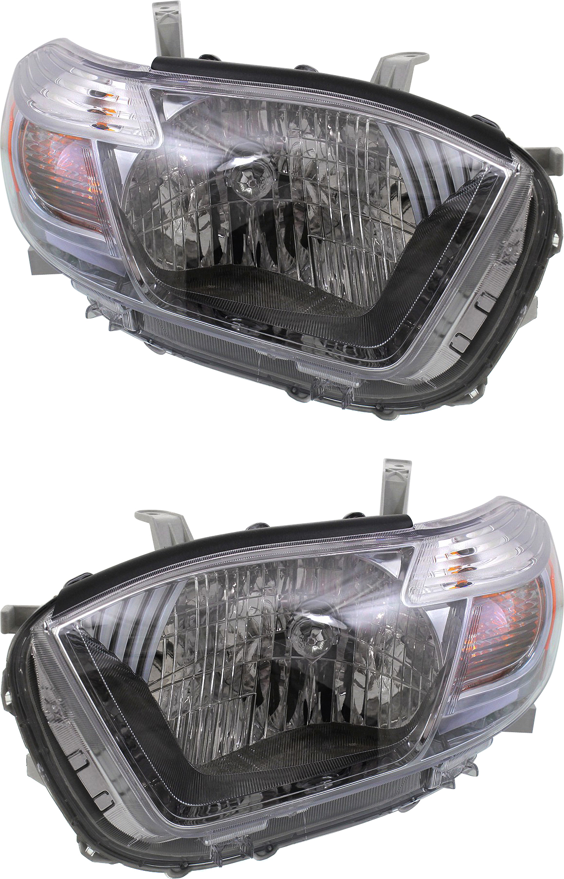 AM HIGHLANDER 10-10 HEAD LAMP RH AND LH Assembly Halogen CAPA SKU SET REPT100169Q Partslink TO2502202C TO2503202C OEM 811100E100-811500E120