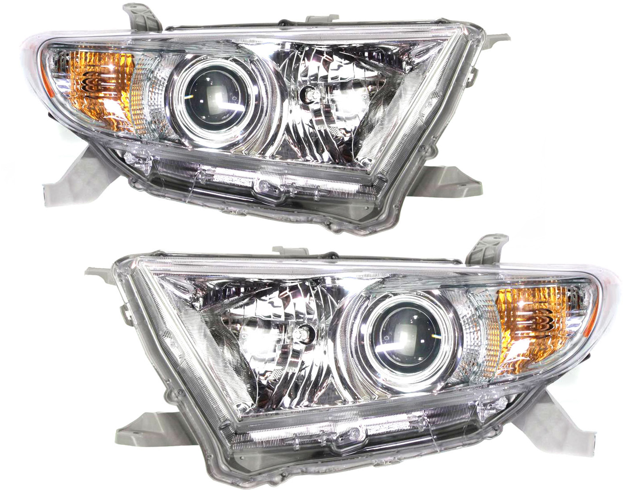 AM HIGHLANDER 10-10 HEAD LAMP RH AND LH Assembly Halogen SKU SET REPT100169 Partslink TO2503202 TO2502202 OEM 811100E100-811500E120