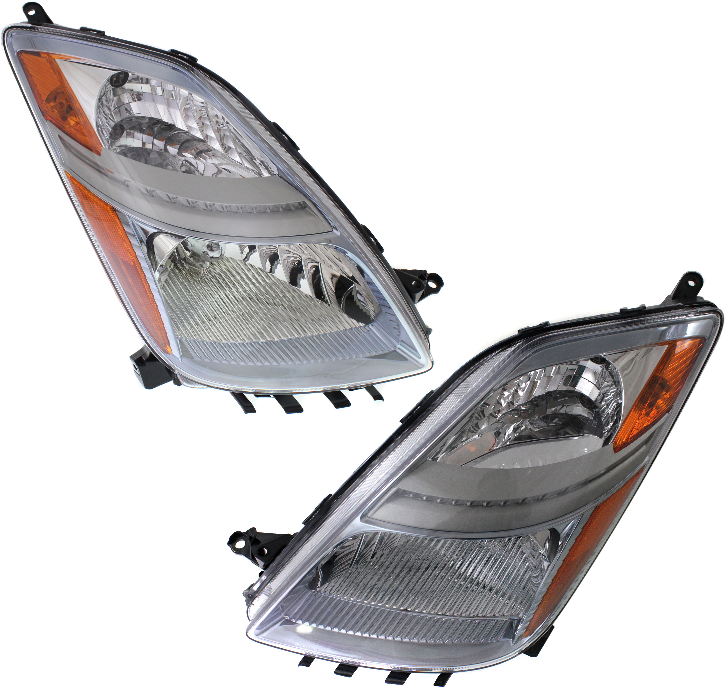 AM PRIUS 06-09 HEAD LAMP RH AND LH Lens and Housing HID Xenon w o HID Kit SKU SET REPT100319 Partslink TO2519112 TO2518112 OEM 81-145-471-708-118-500-000