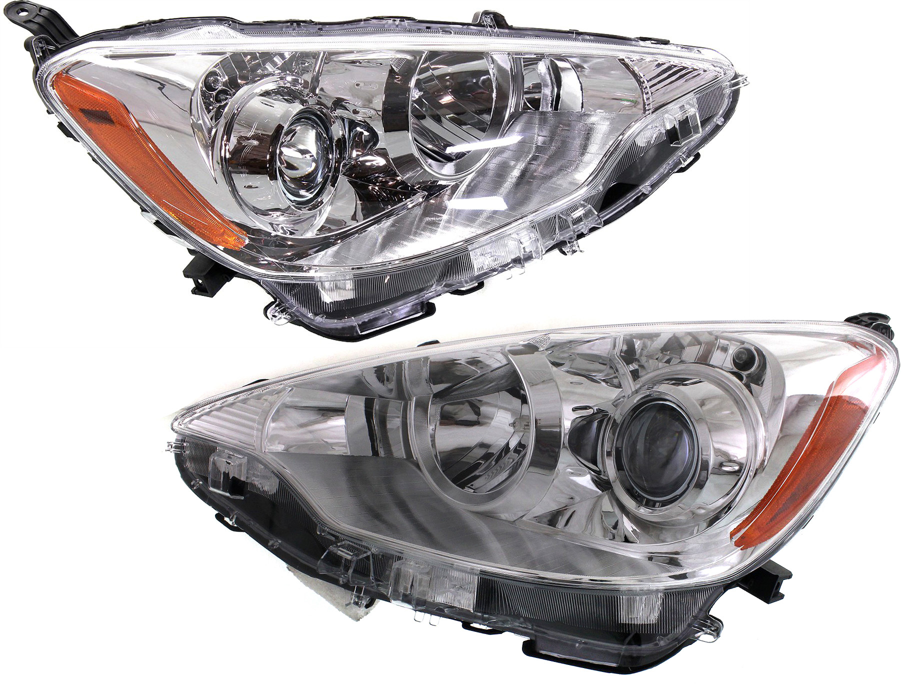 AM PRIUS C 12-14 HEAD LAMP RH AND LH Assembly Halogen CAPA SKU SET REPT100327Q Partslink TO2503214C TO2502214C OEM 8111052E81-8115052E81