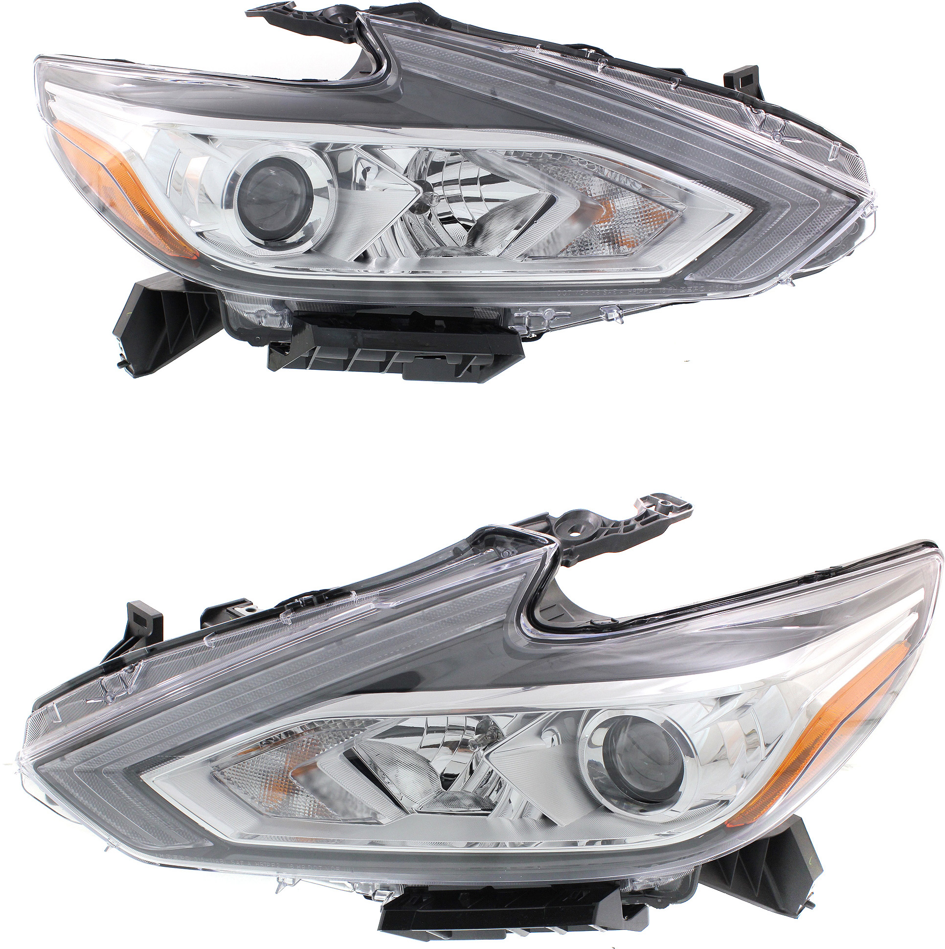 AM ALTIMA 16-18 HEAD LAMP RH AND LH Assembly Chrome Interior SKU SET REPT100335 Partslink NI2503247 NI2502247 OEM 260109HS9A 260609HS9A