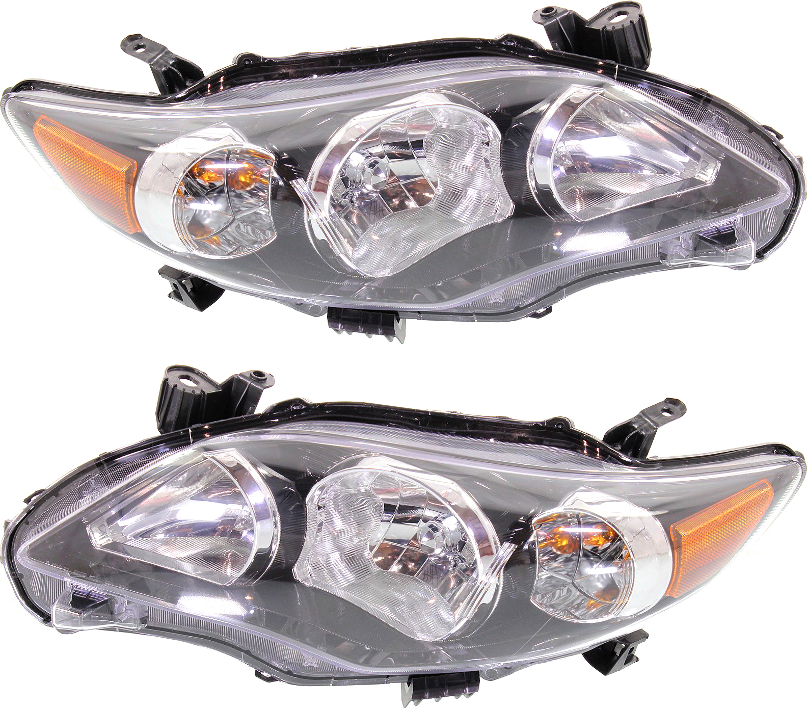 AM COROLLA 11-13 HEAD LAMP RH AND LH CAPA SKU SET REPT100361Q Partslink TO2503204C TO2502204C OEM 8111002B60-8115002B60