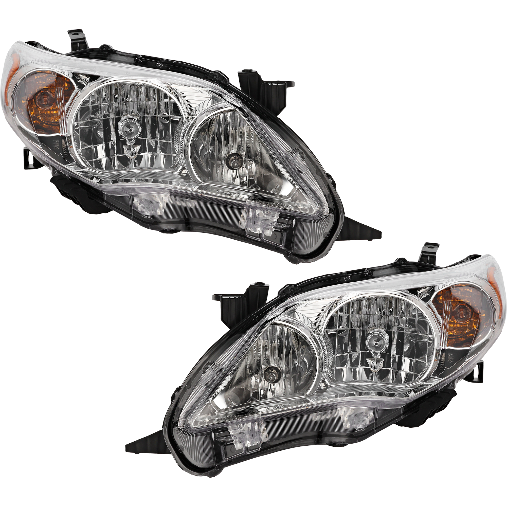 AM COROLLA 11-13 HEAD LAMP RH AND LH CAPA SKU SET REPT100363Q Partslink TO2502203C TO2503203C OEM 8111002B50-8115002B50