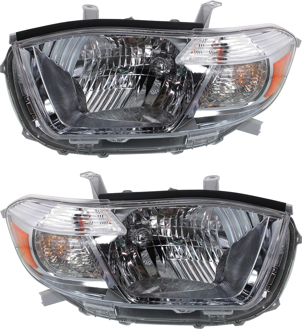 AM HIGHLANDER 11-13 HEAD LAMP RH AND LH CAPA SKU SET REPT100365Q Partslink TO2503208C TO2502208C OEM 811100E110-811500E130