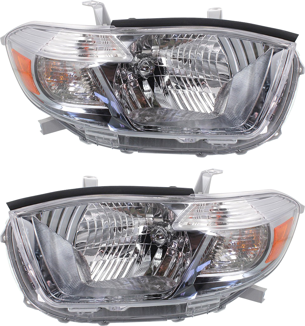 AM HIGHLANDER 11-13 HEAD LAMP RH AND LH SKU SET REPT100365 Partslink TO2503208 TO2502208 OEM 811100E110-811500E130
