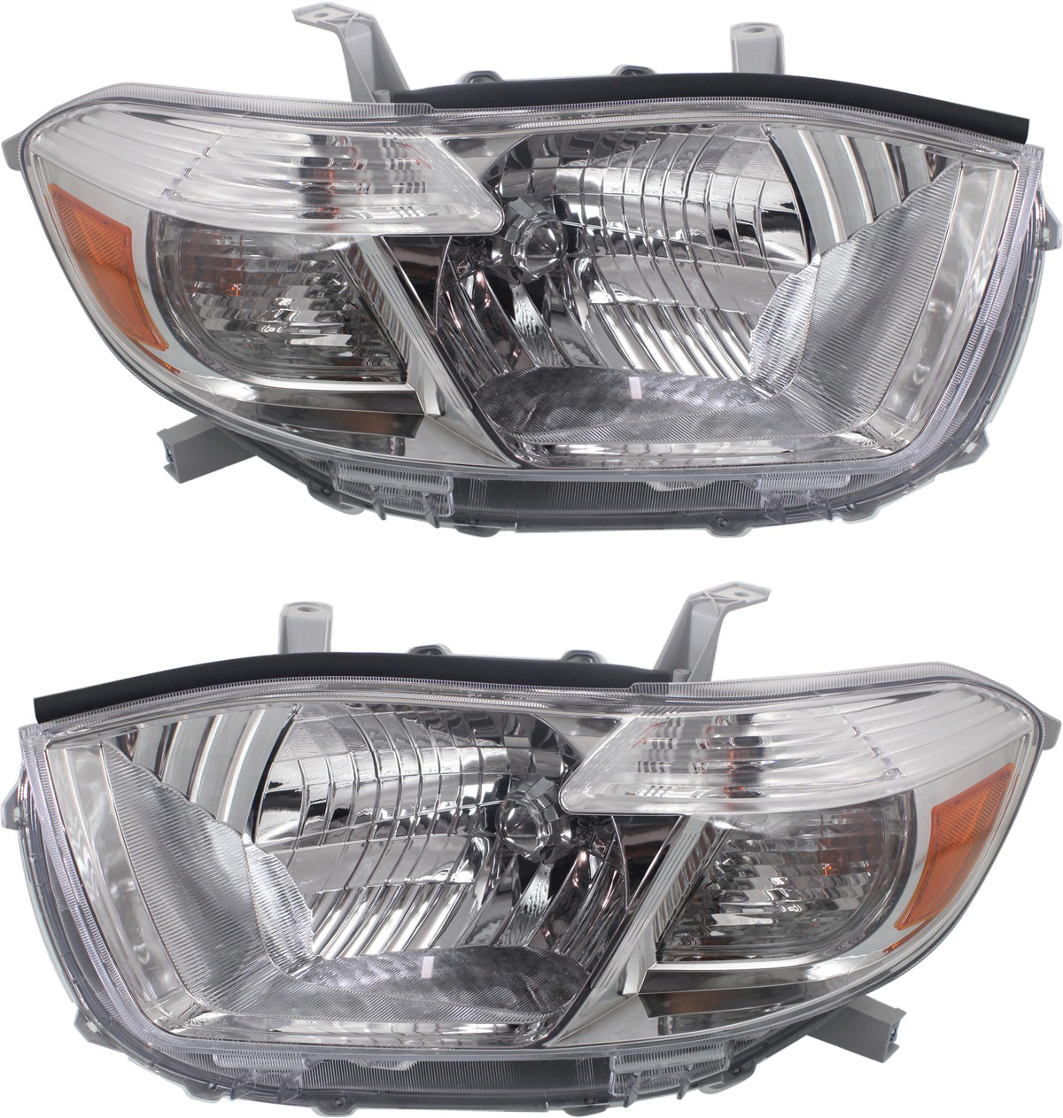 AM HIGHLANDER 10-10 HEAD LAMP RH AND LH SKU SET REPT100371 Partslink TO2503201 TO2502201 OEM 811100E090-811500E110
