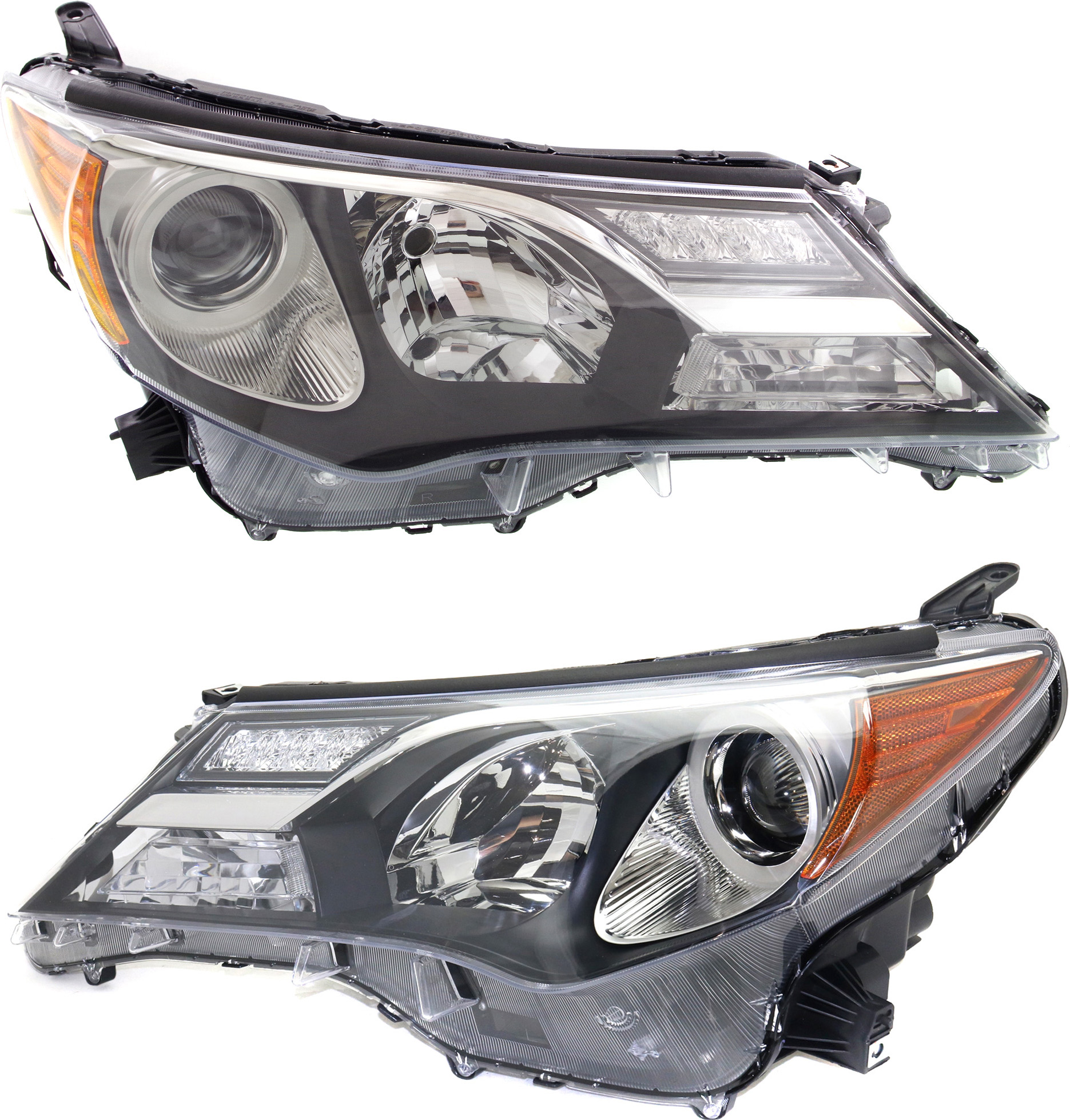 AM RAV4-13-15 HEAD LAMP RH AND LH CAPA SKU SET REPT100393Q Partslink TO2519147C TO2518147C OEM 8113042592-8117042592