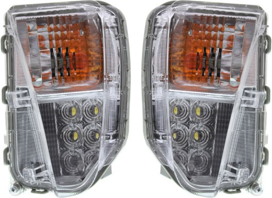 AM PRIUS PRIUS PLUG IN 12-15 SIGNAL LAMP RH AND LH Assembly LED Plug in Model w DRL SKU SET REPT106921 Partslink TO2531150 OEM 8151147060 PFM 8152147060 PFM