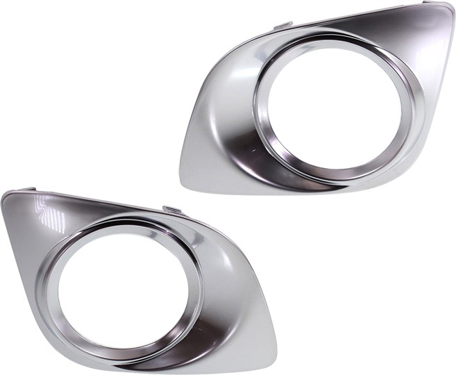 AM VENZA 09-12 FRONT FOG LAMP MOLDING RH AND LH Chrome SKU SET REPT107543 Partslink TO1039133 TO1038133 OEM 521270T010-521280T010