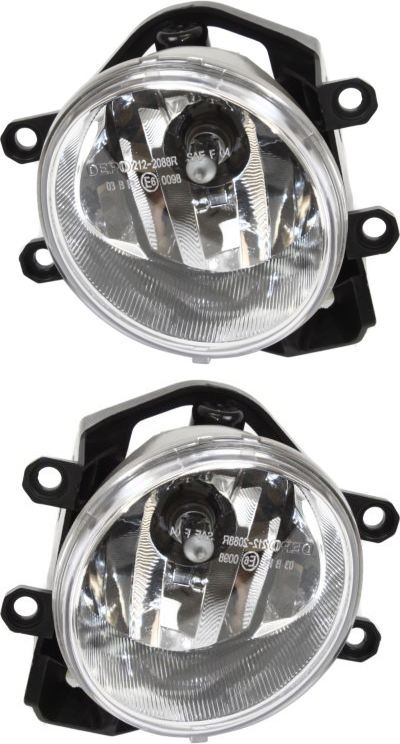 AM 4RUNNER 14-20 PRIUS 12-14 FRONT FOG LAMP RH AND LH Assembly Halogen SKU SET REPT107573 Partslink TO2593126 TO2592126 OEM 8121012230-8122012230