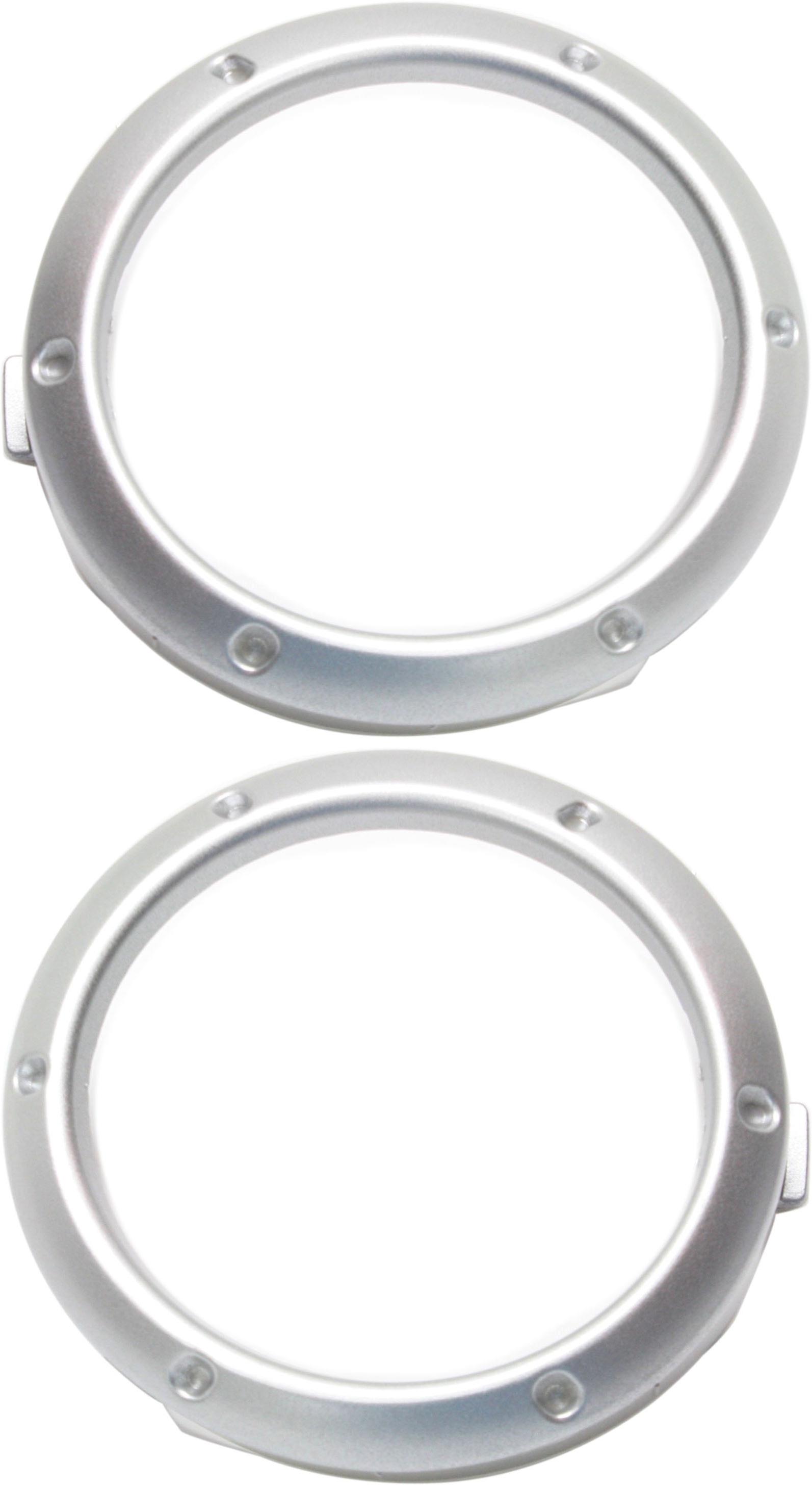 AM HIGHLANDER 04-07 FRONT FOG LAMP MOLDING RH AND LH Painted Silver SKU SET REPT108001-2 Partslink TO1038161 OEM 8148348010