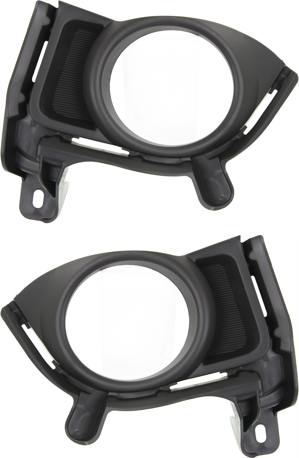 AM HIGHLANDER 14-16 FRONT FOG LAMP MOLDING RH AND LH Textured Black w LED Daytime Running Lights SKU SET REPT108005 Partslink TO1039178 TO1038178 OEM 814810E160-814820E160