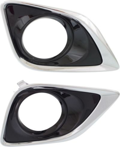 AM VENZA 13-16 FRONT FOG LAMP MOLDING RH AND LH Chrome SKU SET REPT108013 Partslink TO1039183 TO1038183 OEM 520300T010-520400T010