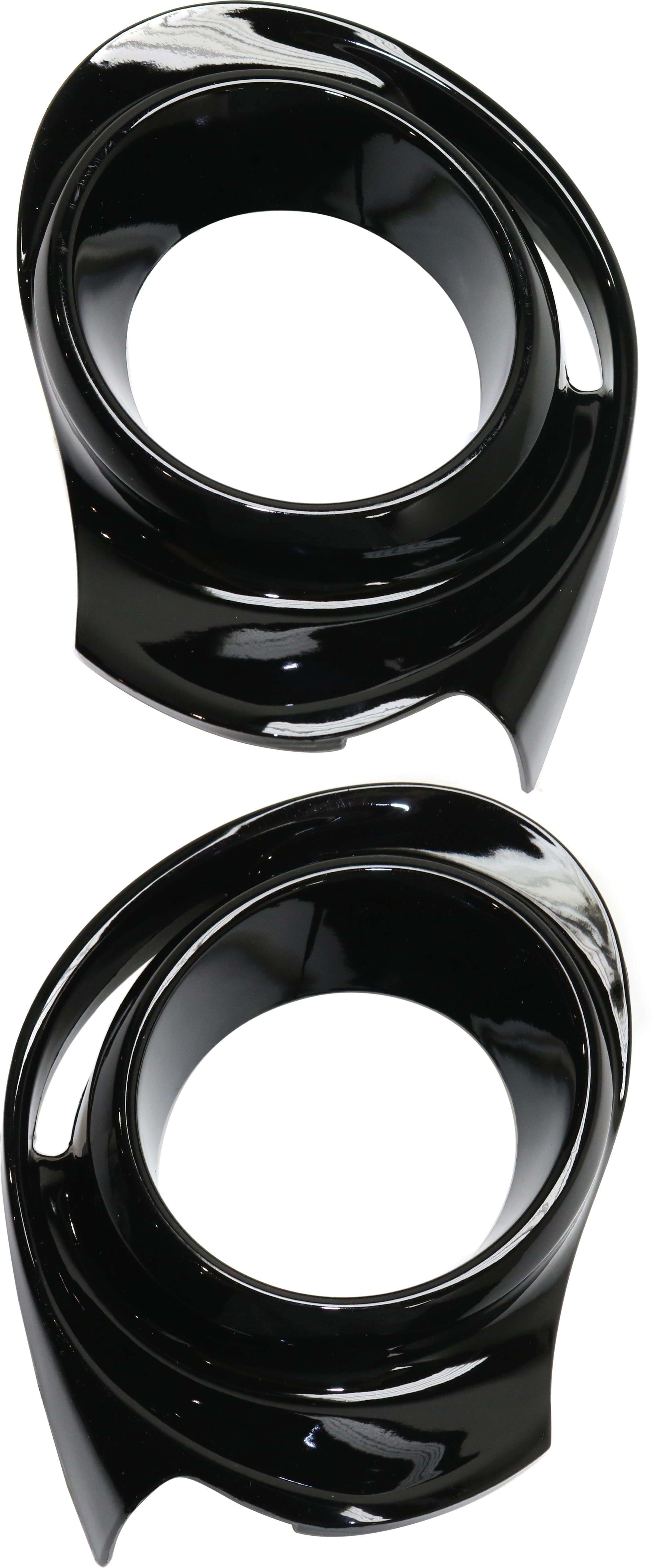AM PRIUS C 15-16 FRONT FOG LAMP MOLDING RH AND LH Primed SKU SET REPT108207 Partslink TO1039194 TO1038194 OEM 8148152620-8148252530