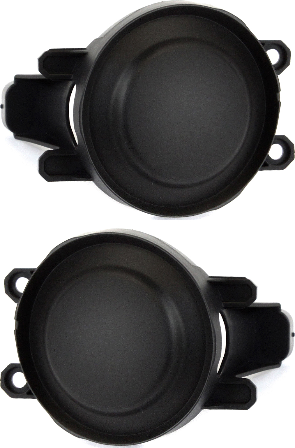 AM TACOMA 12-15 FRONT FOG LAMP COVER RH AND LH Black w o fog light hole SKU SET REPT108615 Partslink TO1039151 TO1038151 OEM 8148104010-8148204010