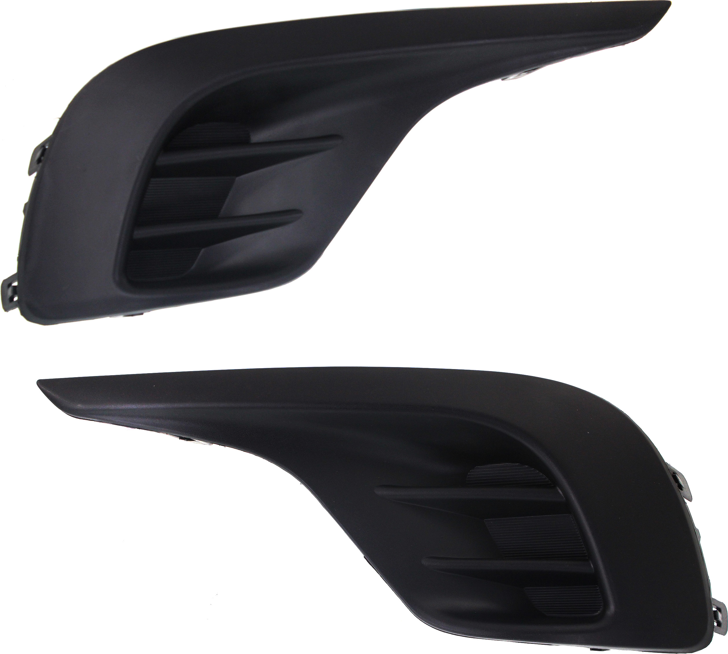 AM HIGHLANDER 11-13 FRONT FOG LAMP COVER RH AND LH Textured Black w o fog light hole SKU SET REPT108621 Partslink TO1039153 TO1038153 OEM 814810E070-814820E090