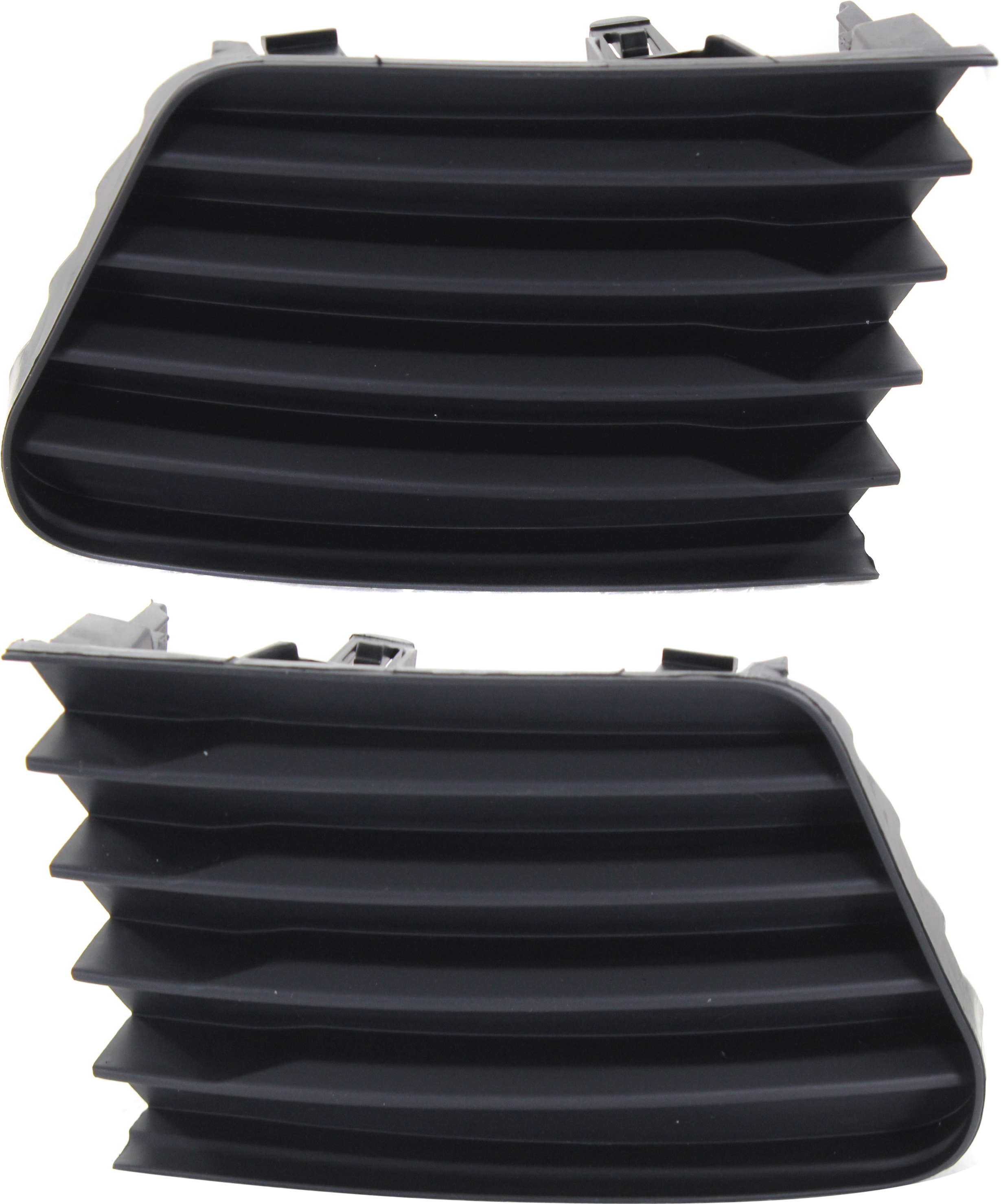 AM PRIUS V 12-14 FRONT FOG LAMP COVER RH AND LH Black w o Fog Lights SKU SET REPT108639 Partslink TO1039162 TO1038162 OEM 8148147050-8148247050