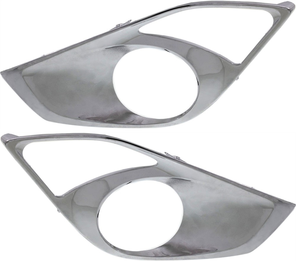 AM AVALON 13-15 FRONT FOG LAMP MOLDING RH AND LH Chrome SKU SET REPT108653 Partslink TO1039166 TO1038166 OEM 5212707060-5212807040