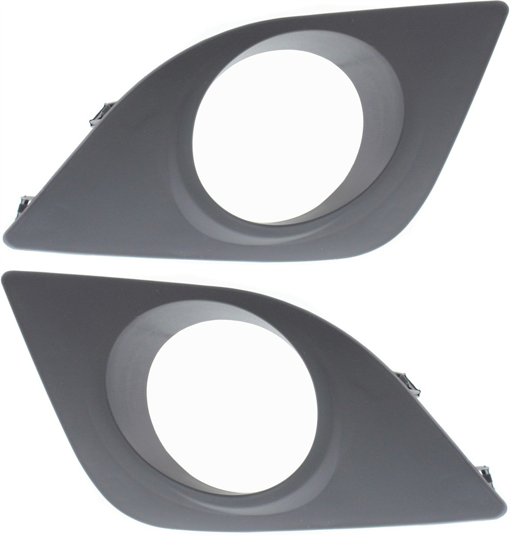 AM COROLLA 14-14 FRONT FOG LAMP MOLDING RH AND LH Textured Black SKU SET REPT108657 Partslink TO1039171 TO1038171 OEM 8148102340-8148202330