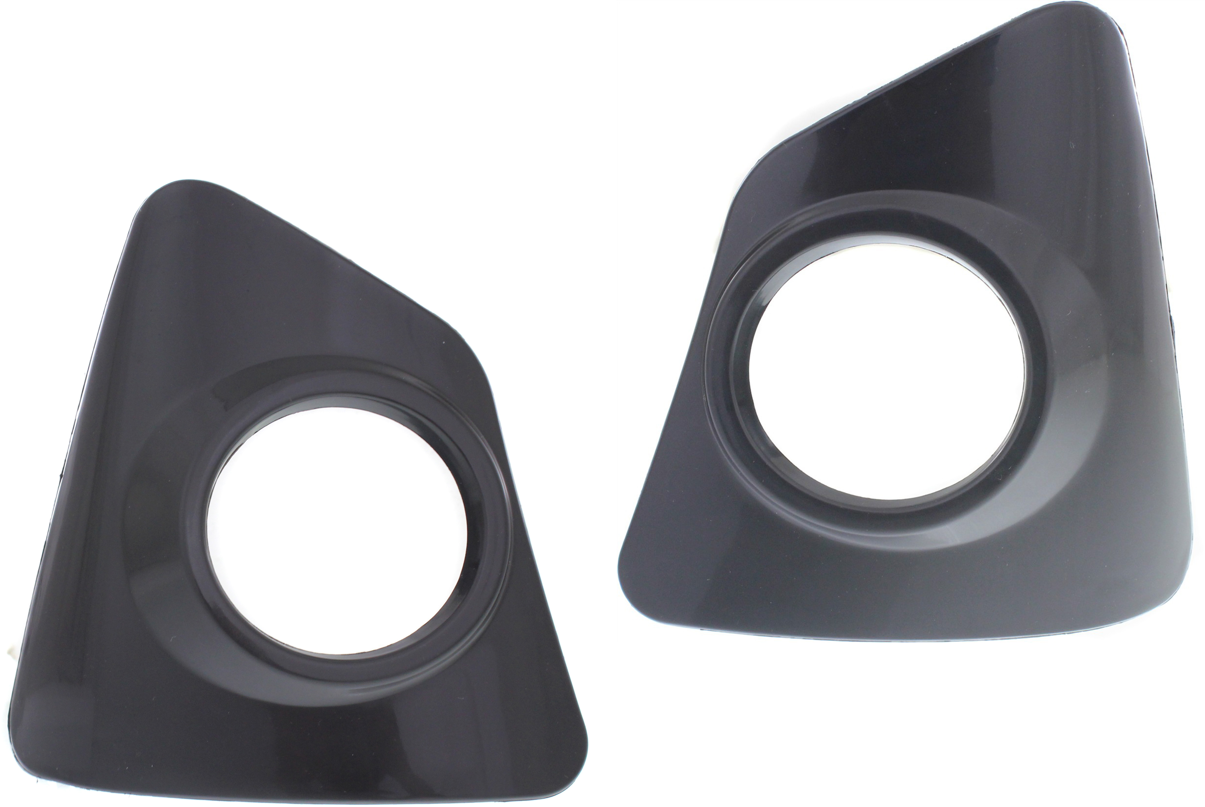 AM COROLLA 14-16 FRONT FOG LAMP MOLDING RH AND LH Primed CAPA SKU SET REPT108659Q Partslink TO1039172C TO1038172C OEM 8148102480-8148202470