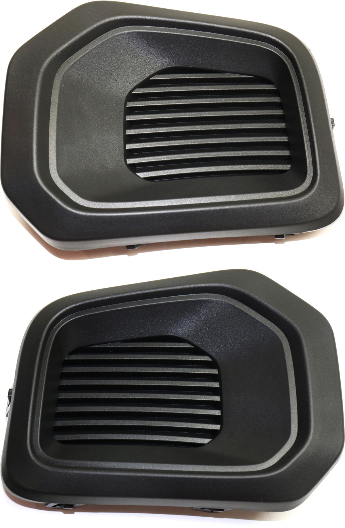 AM TACOMA 16-23 FRONT FOG LAMP COVER RH AND LH Textured Black SKU SET REPT108665 Partslink TO1039186 TO1038186 OEM 5212704040-5212804040