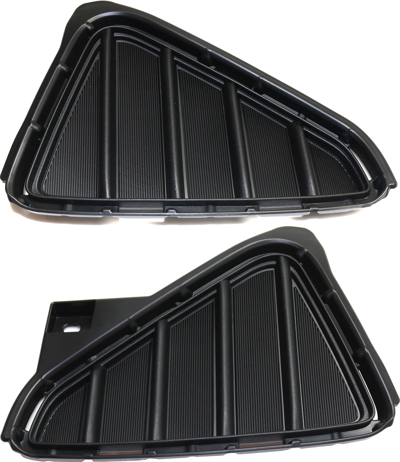 AM RAV4-16-18 FRONT FOG LAMP COVER RH AND LH Textured Black SKU SET REPT108669 Partslink TO1039191 TO1038191 OEM 520300R010-520400R010