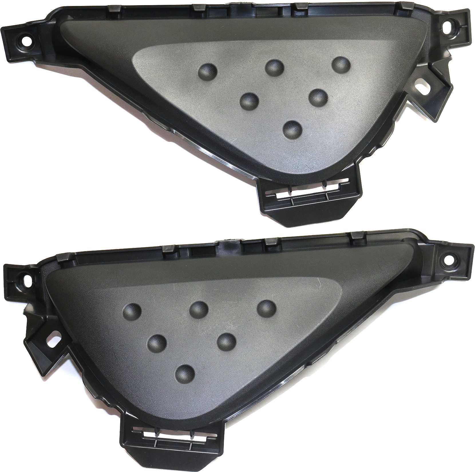 AM PRIUS 16-18 FRONT FOG LAMP COVER RH AND LH Textured Black SKU SET REPT108671 Partslink TO1039190 TO1038190 OEM 5211247060-5211347060