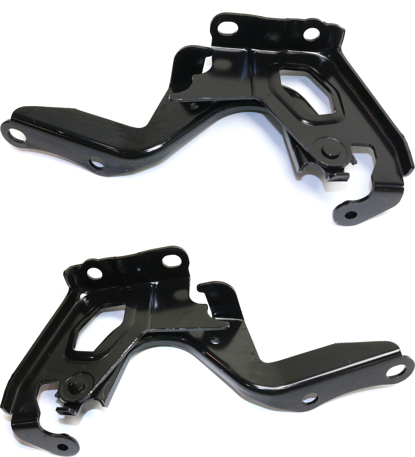 AM RAV4-13-18 HOOD HINGE RH AND LH North America Built Exc. Hybrid Models SKU SET REPT130539 Partslink TO1236179 TO1236180 OEM 534100R070-534200R070