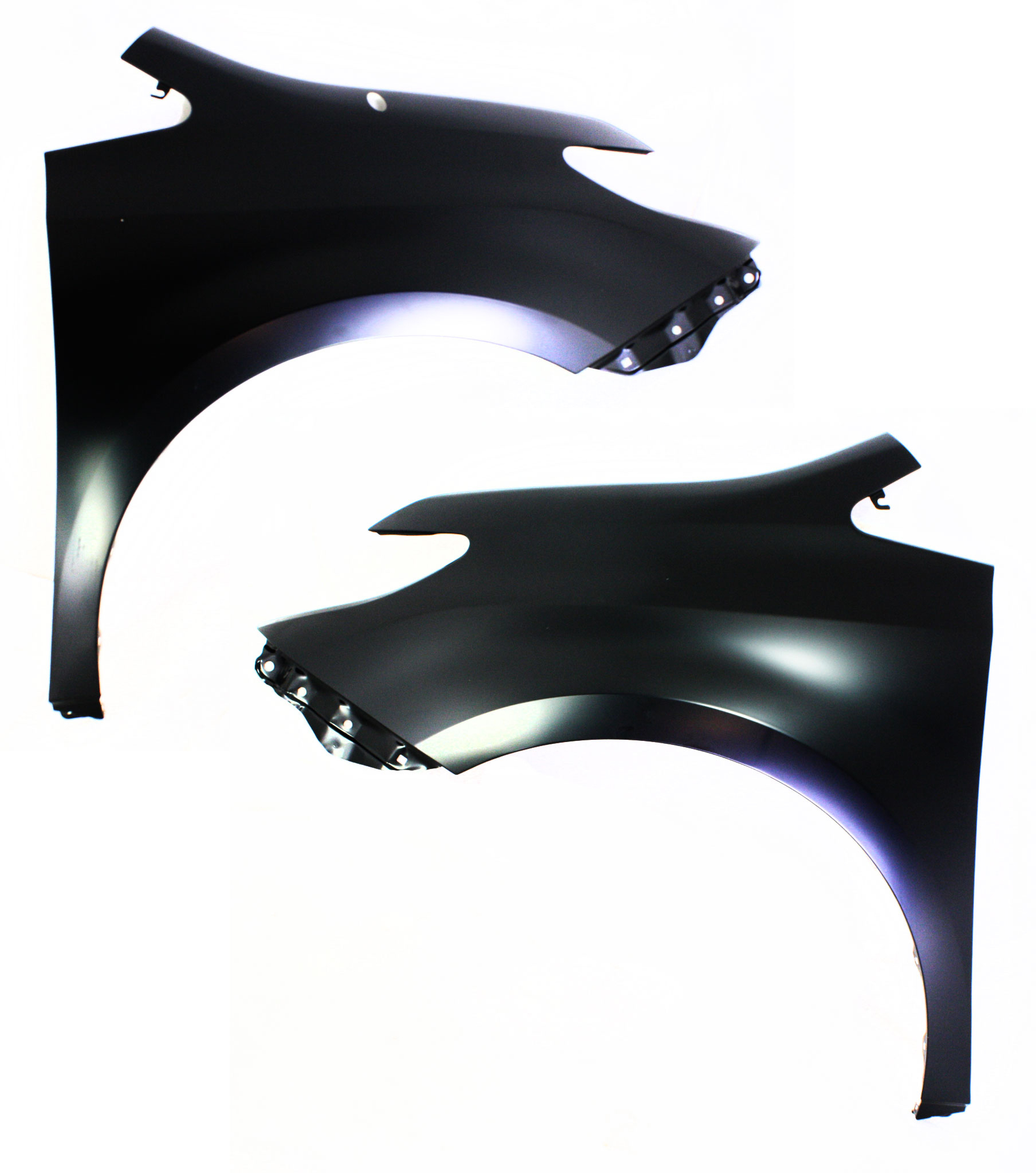 AM SIENNA 11-14 FRONT FENDER RH AND LH Primed w Antenna Hole CAPA SKU SET REPT220121Q Partslink TO1240234C TO1240272C TO1241235C OEM 5381108050-5381208020-53812080