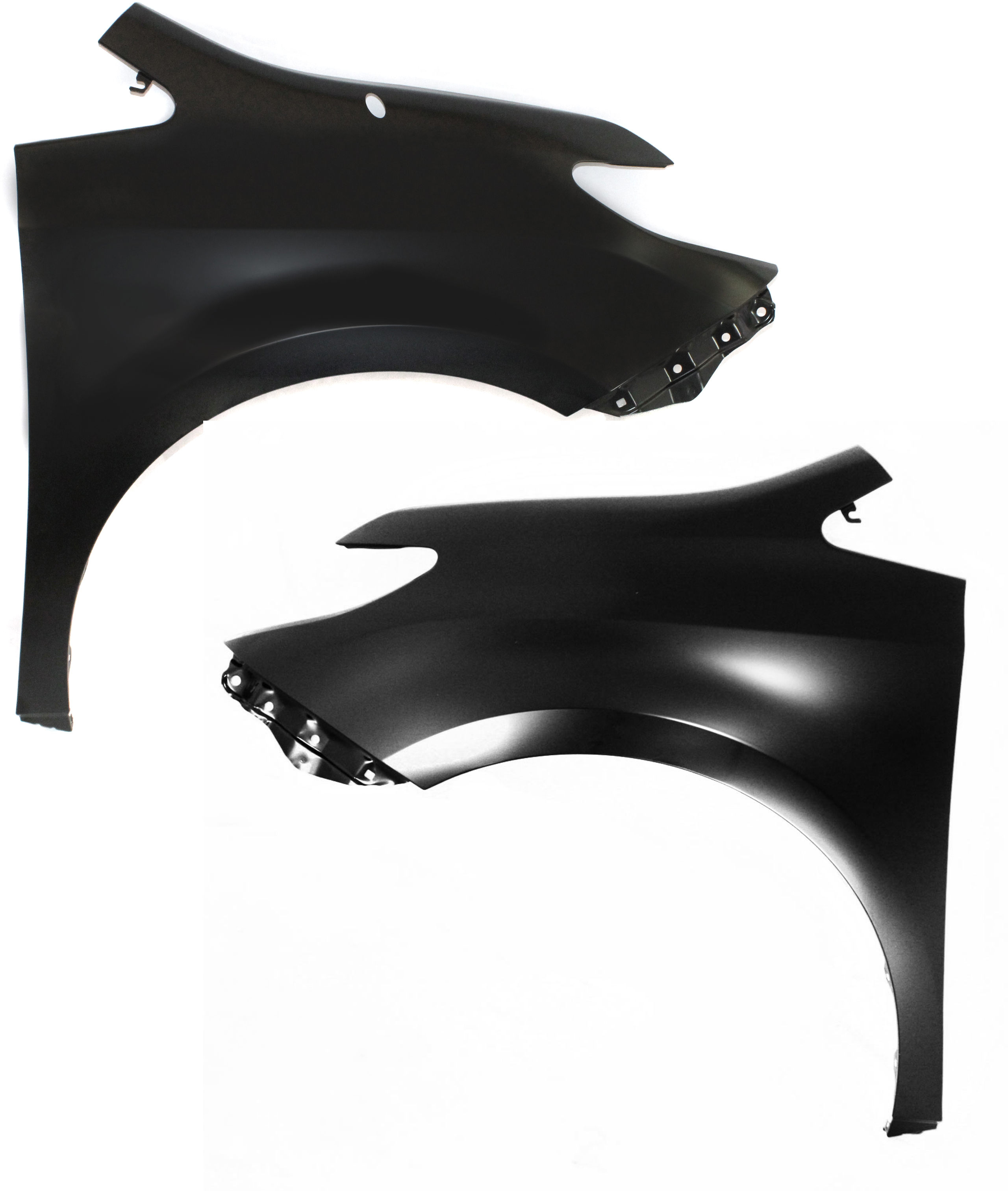 AM SIENNA 11-14 FRONT FENDER RH AND LH Primed w Antenna Hole SKU SET REPT220121 Partslink TO1240234 TO1240272 TO1241235 OEM 5381108050-5381208020-53812080