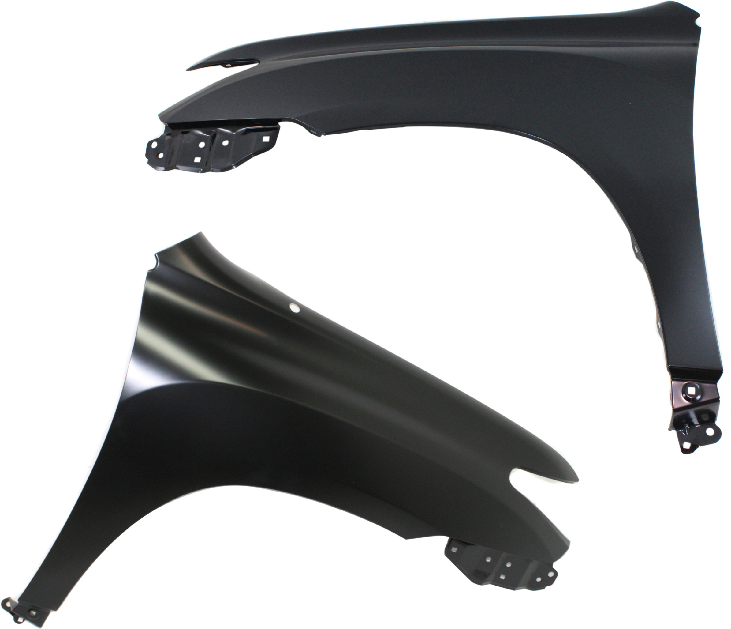 AM HIGHLANDER 11-13 FRONT FENDER RH AND LH Primed Exc. Hybrid Models w o Antenna Hole SKU SET REPT220129 Partslink TO1240237 TO1241238 OEM 538010E070-538020E050