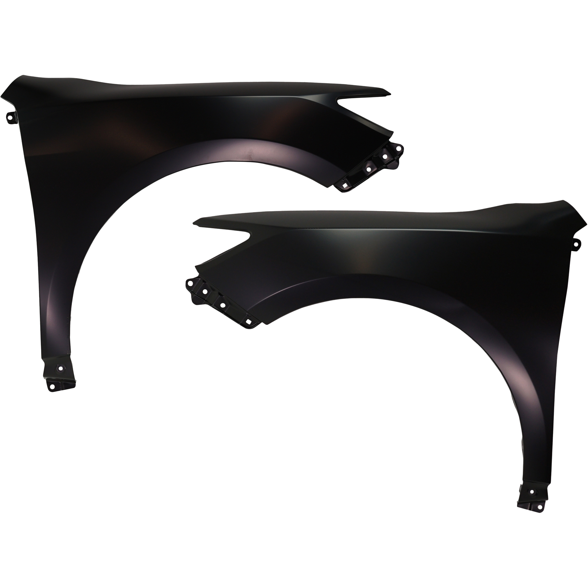 AM CAMRY 12-14 FRONT FENDER RH AND LH Primed w o Signal Lamp Hole CAPA SKU SET REPT220173Q Partslink TO1241239C TO1240239C OEM 5381106140-5381206150